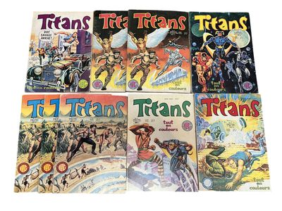 MARVEL TITANS. Ensemble de 9 comics comprenant n°4, 5 (2), 6…