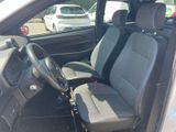 the interior of a car with two seats and a steering wheel