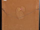 an image of a painting of a bear on a piece of brown paper