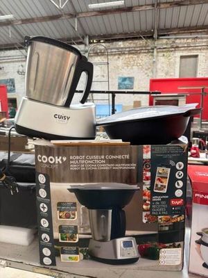 Un robot cuiseur connecté multifonction Cook Concept, dans s…