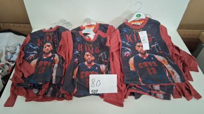 Lot de 50 t-shirts manches longues enfant imprimé , différen…