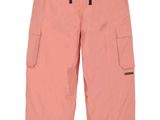 a close up of a pair of pink pants on a white background