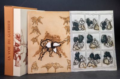 a picture of a book with a picture of a horse on it
