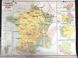 a map of france with its major cities and major rivers