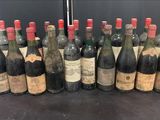 plusieurs bouteilles de vin sont alignées sur une table