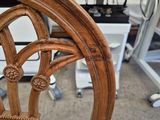 a chair that is sitting in the middle of a room