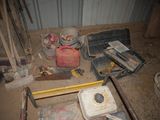a lot of tools that are sitting on the floor