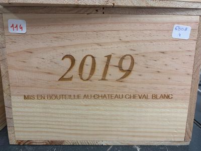 6 btlles Le Petit Cheval de Cheval Blanc, 2019.