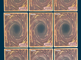 six square tiles of different sizes and shapes are arranged on a blue background