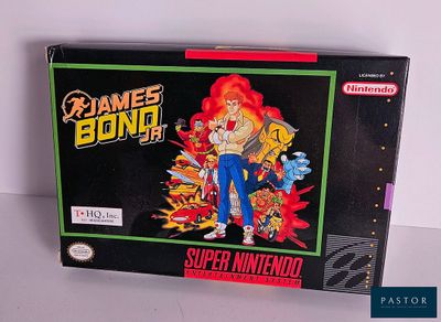 une boîte sur laquelle figure un jeu vidéo, posée sur une table