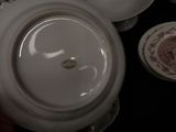 a close up of a bowl and a bowl on a table