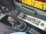 a control panel in the driver ' s seat of a vehicle