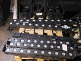 many lights that are on top of a pallet