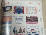 a picture of a book with a lot of stamps on it