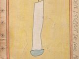 an image of a drawing of a lit candle on a piece of paper