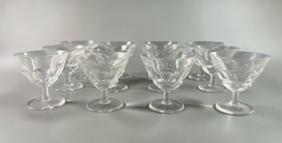 a group of wine glasses that are sitting on a table