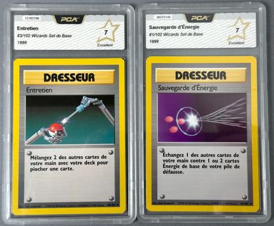 two cards from a card game with a picture of a spaceship and a spaceship