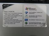 a close up of a laptop with a sticker on it