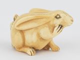 filets en ivoire pour lapin, Japon, fin du XIXe siècle