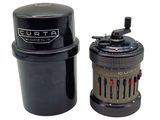 two different types of filters are shown on a white background
