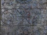 une image représentant un tableau sur fond bleu et noir