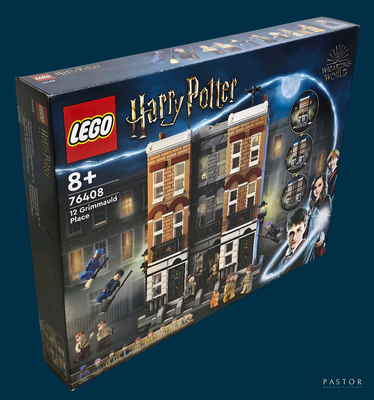 une boîte de Lego représentant l'appartement d'Harry Potter
