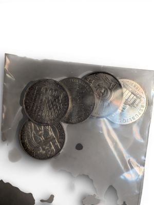 5 Pièces de 100 Fr , argent - Photo 1
