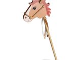 un bâton en bois surmonté d'une tête de cheval