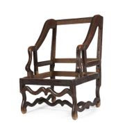 CHÂSSIS DE BERGÈRE À OREILLE EN NOYER