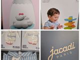 many pictures of a baby in a box with its name on it