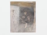 une image représentant un tableau où l'on voit un homme et une femme dans une grotte
