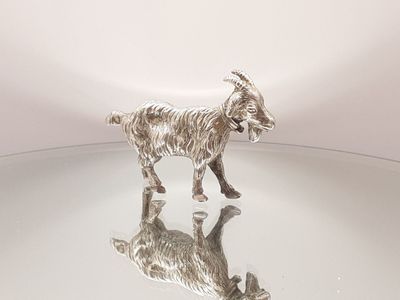 Bouc en argent. 31,6 gr