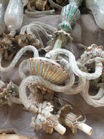 Travail Ottoman, début XXème, Lustre en verre à 8 bras de lu… (photo 2)