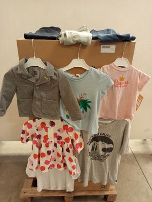 lot de 120 pièces de textiles pour enfants - 100% marques - Photo 1