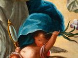 an image of a painting of an angel holding a baby