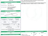 a close up of a document with a barcode on it