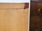 a close up of a piece of wood that has been scratched