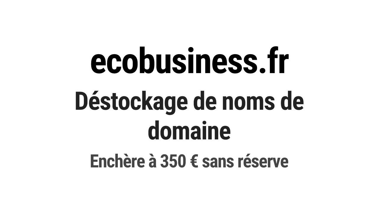 Destockage & Invendus