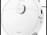 une image d'un aspirateur robotisé sur fond blanc