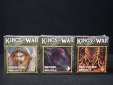 three card game cards of kings of war and kings of war