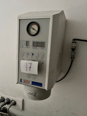 an image of a control panel with a clock on it