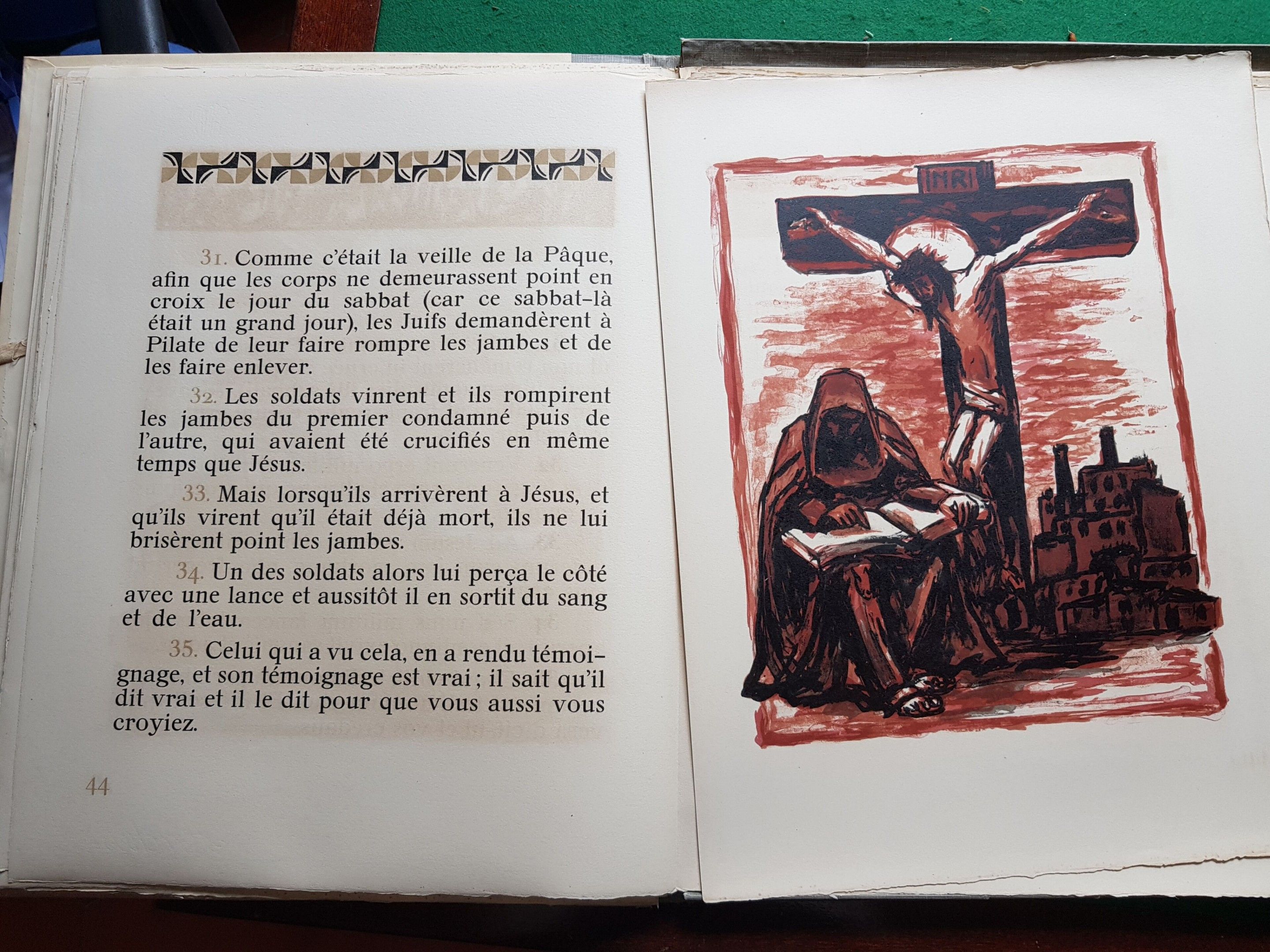 La Passion selon Saint-Jean - Lithographies originales de Charles BOULEAU - Paris, Stock, Delamain et Boutelleau, 194...