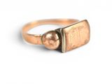 an image of a gold ring on a white background