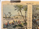 a newspaper with a picture of a group of men on horseback