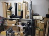 many different types of pipes and pipes in a room