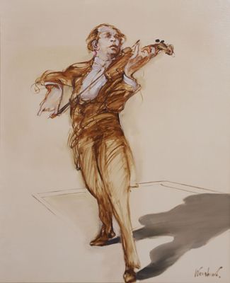 Claude WEISBUCH (1927-2014) Le soliste Huile sur toile signé…