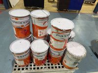 Lot d'environ 11 seaux métalliques 25 kg de produits Polypro… (photo 4)