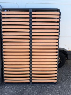 two large wooden slats stacked on top of each other
