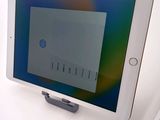 a tablet that is sitting on top of a table