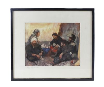 École du XIXème siècle. Koweit Break for Koweit Teams
